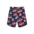 thumbnail image 6 of QEFJNO 2-8Y Kids Boys Cotton Pajamas Set 2PCS Short Sleeve Top and Shorts for Toddler Boys Fire Truck Pjs Summer, 6 of 11