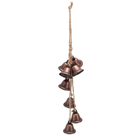 Vowen Witch Bells Door Knob Witchcraft Decorative Hanging Bell Home Room Decor Supplies Dark Copper Plating