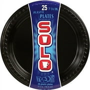 Solo 7 Inch Plate Black