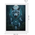 thumbnail image 2 of Diamond Art Kit for Adults, Dreamcatcher Wolf Spirit Forest Moon Diamond Painting for Adults Beginners, 5D DIY Diamond Art Painting Kits, Colorful Diamond Painting Craft for Home Decor 12x16, 2 of 7