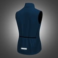 thumbnail image 3 of Men Fleece Lined Cycling Vest Windproof Reflective Sports Safety Bike Vest for Riding Running Jogging Hiking, 3 of 7
