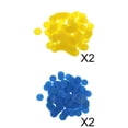 thumbnail image 1 of 400 Contadores De Plástico Opaco Para Juegos De Mesa Tiddly Winks Numeracy Yellow, 1 of 9