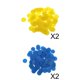 thumbnail image 1 of 100x Opaque Plastic Counter Game Counters Tiddly Winks Numeracy Yellow+100x Opaque Plastic Plastic Game Counters Guiños Tiddly Numeracy Blue, 1 of 9