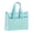 Sky Blue, variant on 1 Pc Apricot Beige Clear Tote Bag with Handles, Transparent Document Bag Letter Size with 3.54" Expanding Bottom, See-Through File Organizer