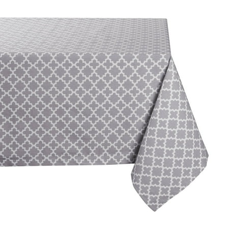 

DII Gray Lattice Tablecloth
