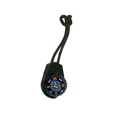 Jacket Compass - ZiprComp - Micro Ball Compass with Lanyard | Zipperpull Compass for Jacket, Parka, or Pack