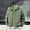 #Army Green, variant on DPTALR Men's Thin Sports Cargo Jacket Loose Hooded with Multi-Functional Pockets for ,Army Green,L