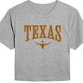 thumbnail image 3 of Instant Message - Texas Collegiate - Juniors Cropped Graphic T-Shirt, 3 of 6