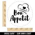 thumbnail image 2 of Bon Appetit Love Cooking Baking Rubber Stamp for Scrapbooking Crafting Stamping - Large 1-1/4 Inch, 2 of 7