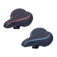 thumbnail image 4 of FRCOLOR Selle de Vélo 1 Pce Ressort Haute Élasticité Coussin d'Absorption Confortable pour Homme Femme Homme (Noir Rouge), 10.63"X7.68"X5.12 Pouces, 4 of 4