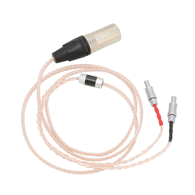 4 Pin XLR Male Cable, Headphone Cable Replacement Professional 1.2m/3.9ft Gold Plated Plug for HD820