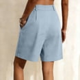 thumbnail image 5 of Lzobxe Womens Shorts Trendy Summer High Waisted Straight Leg Casual with Pockets,Size S-5XL, 5 of 5
