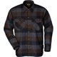 thumbnail image 1 of ScorpionEXO Covert Camisa de montar de franela para motocicleta de manga larga para hombre con bolsillos para armadura opcional con certificación CE (negro/marrón/gris - 5X), 1 of 1
