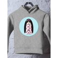 thumbnail image 3 of Flower Kokeshi Doll Hoodie Toddler -Image by Shutterstock,  4 Toddler, 3 of 4