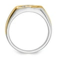 thumbnail image 2 of 14k Two-tone Gold Diamond Mens Ring RM5808, 2 of 5