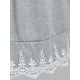 thumbnail image 4 of Camiseta Talla Extra Manga Larga Panel Encaje Rosegal Camisetas tallas grandes, 4 of 5
