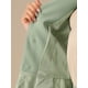 thumbnail image 5 of Conjuntos de trajes para mujeres INSPIRE CHIC, atuendos de negocios, blazer peplum sin cuello, traje de falda lápiz formal de 2 piezas, verde guisante S, 5 of 6