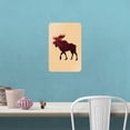 thumbnail image 2 of Moose Red Forest Home Business Office Sign, 2 of 3