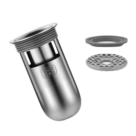 Shower Floor Drain Odor Stopper Easy Install Efficient Water Drainage Shower Plug Cover for Bathroom & Kitchen