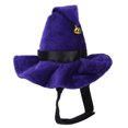 thumbnail image 2 of Pet Funny Halloween Hat, Cat Halloween Wizard Hat Easy To Maintain  For Holiday For Role Play, 2 of 8