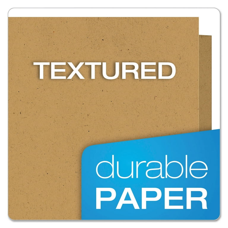 Earthwise by Oxford 100% Recycled Paper Twin-Pocket Portfolio, 100-Sheet Capacity, 11 x 8.5, Blue, 25/Box Earthwise by Oxford 100% Recycled Paper Twin-Pocket Portfolio, 100-Sheet Capacity, 11 x 8.5, Blue, 25/Box