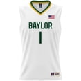thumbnail image 2 of Unisex GameDay Greats #1 White Baylor Bears Lightweight Basketball Jersey, 2 of 4