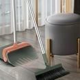 thumbnail image 6 of 100Fens Brooms and Dustpan-in-1 Set Home Cleaning Supplies Stainless Steel Handle Brooms and Dustpan Combo Set for Home Office, 6 of 6