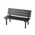 thumbnail image 1 of lionlar Miniature Backrest Bench Mini Patio Bench for DIY Model Gift Micro Landscape, 1 of 9