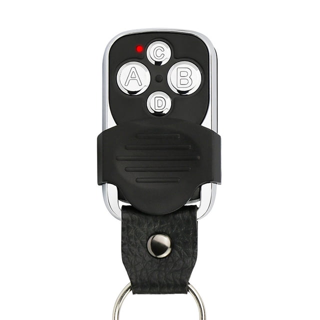 433MHz Copy Remote Controller Metal Clone Remotes 4 Buttons Cloning Key Fob Garage Duplicator Remote
