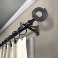 thumbnail image 2 of Akosua 13/16" Bay Window curtain rod 20"-36", 38"-72" - Black,(ABay-61-2), 2 of 4