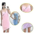 thumbnail image 1 of Serviette Enveloppante d'Hiver pour Femme, Serviette de Bain, 1 of 3
