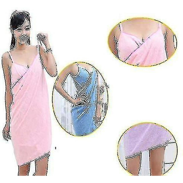 Serviette Enveloppante d'Hiver pour Femme, Serviette de Bain