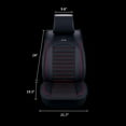 thumbnail image 6 of OTOEZ Universal Car Seat Cover Full Set PU Leather 5 Seats Front Rear Seat Cushion, 6 of 10