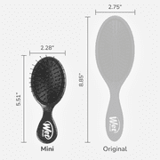 Wet Brush Mini Detangler - Black Hair Brush for Travel & Kids, Gentle Glide, 1 Count