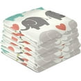 thumbnail image 4 of Coolnut Elephant Kitchen Dish Towel Set of 1, Super Absorbent Soft Drying Cloth Tea Bar Towels, 28 x 18 Inch, 4 of 6
