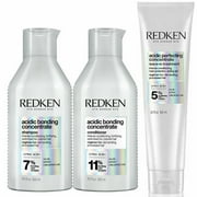 Redken Acidic Bonding Concentrate Shampoo, Conditioner & Leave-In Treatment SET