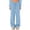 04# Light Blue, variant on HKYNLAG Wide Leg Sweatpants Womens Low Rise Baggy Lounge Joggers Drawstring Cotton Sweat Pants with Pockets Light Blue 2XL