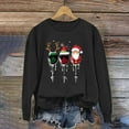 thumbnail image 3 of Women's Christmas Sweatshirts Loose Pullover Shirts Xmas Graphic Printed Blouses Tops Long Sleeve Crew Neck Sweaters Casual Holiday Clothing, 3 of 4