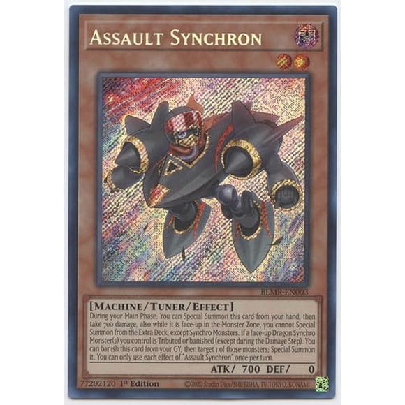 Carta Yu-Gi-Oh! BLMR-EN003 Rareza Secreta 1ª Edición