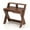 Walnut, variant on Gymax Computer Desk Study Writing Table Small Space w/ Drawer & Monitor Stand Black