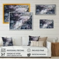 thumbnail image 4 of Designart "Purple And Exploring The Language Of Painting I" Abstract Painting Canvas Wall Art, 4 of 5