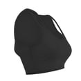 thumbnail image 3 of Lindreshi Crop Tops for Women Women's Casual Low Collar Hooded Sleeveless Garment Pullover Tops Blouse, 3 of 8