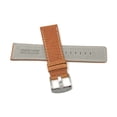 thumbnail image 4 of 24mm Leather Watch Band Strap, Stainless Steel Buckle, 4 of 7