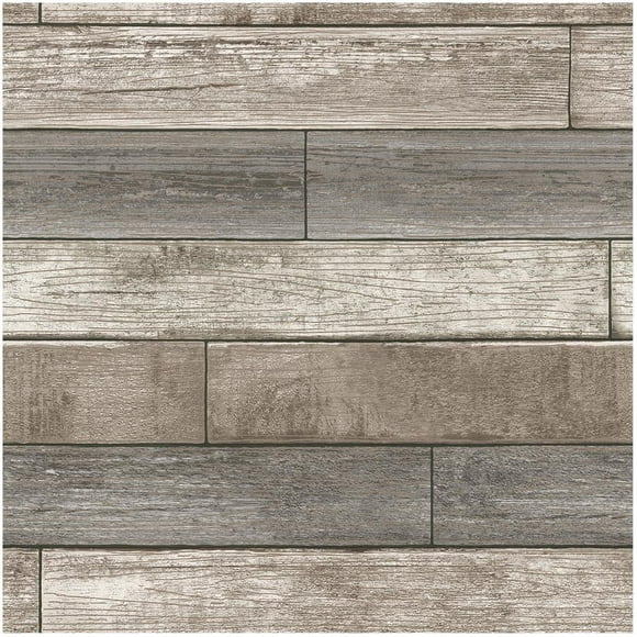 Reclaimed Wood Plank Peel and Stick Wallpaper - 20.5" x 18'