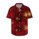 thumbnail image 3 of Hombres de Manga Larga, Navidad Impresa Turndown Collar Blusa, Casual Moda Botón Camisa para las Vacaciones, 3 of 5
