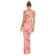 thumbnail image 6 of Coduop Women Backless Floral Bodycon Maxi Dress Spaghetti Strap Elegant Dress Party Cocktail Dress, 6 of 8