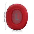 thumbnail image 3 of Almohadillas para Auriculares Akkiv 700BT Inalámbricos de Cuero Rojo con Espuma, 3 of 4