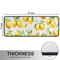 thumbnail image 5 of Kitchen Rugs Sets Of 2,Yellow Lemon Fruit Slices White Pattern Anti Fatigue Kitchen Mat Rugs Non Slip Washable,Decorative Kitchen Floor Mats for Kitchen,Sink,Laundry,17"x47"+17"x47", 5 of 5