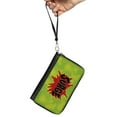 thumbnail image 2 of Coca-Cola Wallet, Zip Around, Surge Logo Yellow Red Black, Vegan Leather, 2 of 7
