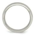 thumbnail image 2 of White Sterling Silver Ring Band Wedding 6mm Polished Fancy Size 13.5, 2 of 4